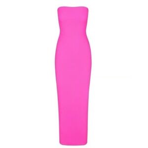 Skims Fits Everybody Tube Dress AP-DRS-1959 Neon Pink XL
